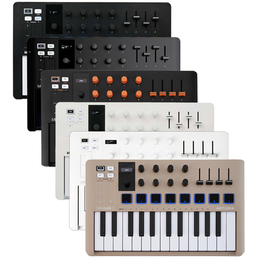 Arturia MiniLab 3 25 Slim Key USB Mini Keyboard Controller (Mini Lab3)