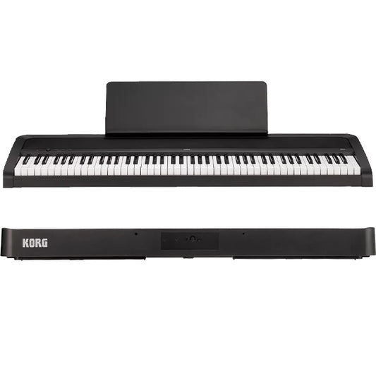 Korg B2+ 88 Keys Digital Piano with Metronome 12 Sounds Built In Speaker Black (B2 Plus)