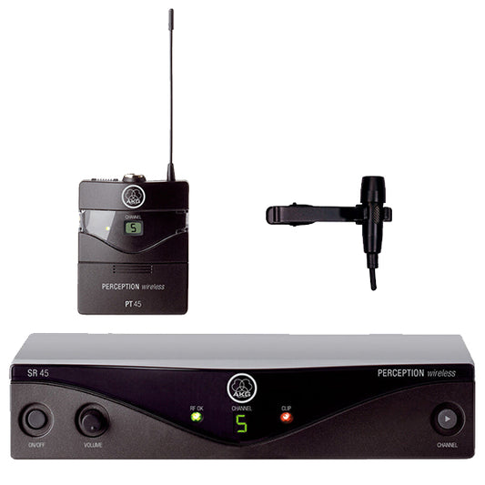 AKG WMS45 Perception Wireless System 45 Lavalier Microphone Presenter Set