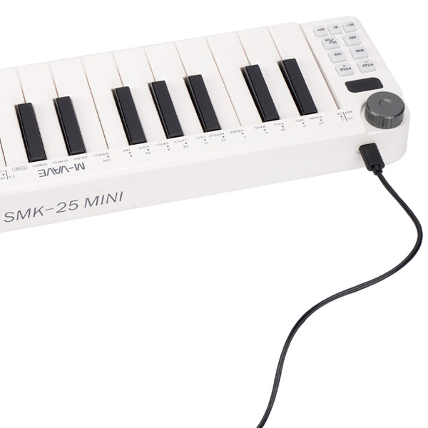 M-Vave SMK-25 Mini 25 Key USB Portable USB Midi Keyboard Controller (SMK25)