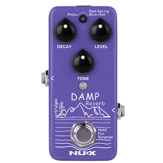 NUX NRV-3 Damp Reverb Mini Electric Guitar Effect Pedal (NRV3)