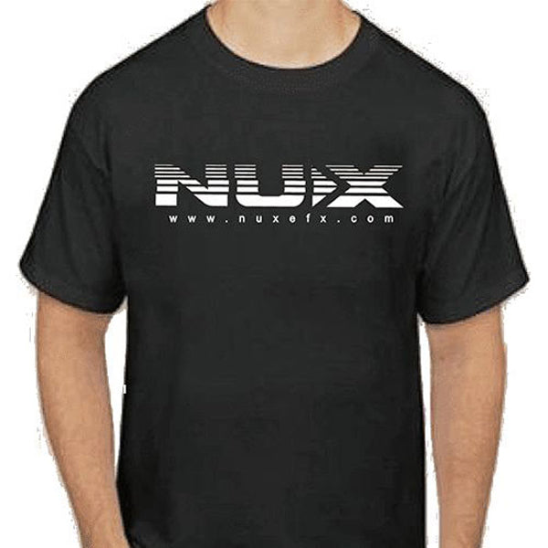 NUX T-Shirt Fully Cotton with Logo - Black