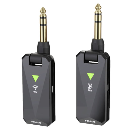 Nux B-5RC 2.4GHz Wireless System Guitar Transmitter Receiver with Charging Case (B5RC)