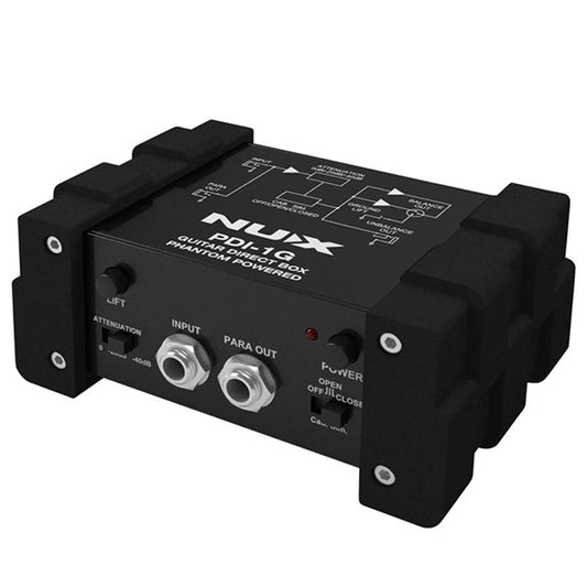 Nux PDI-1G 9V Compact Guitar DI Direct Box (PDI1G)