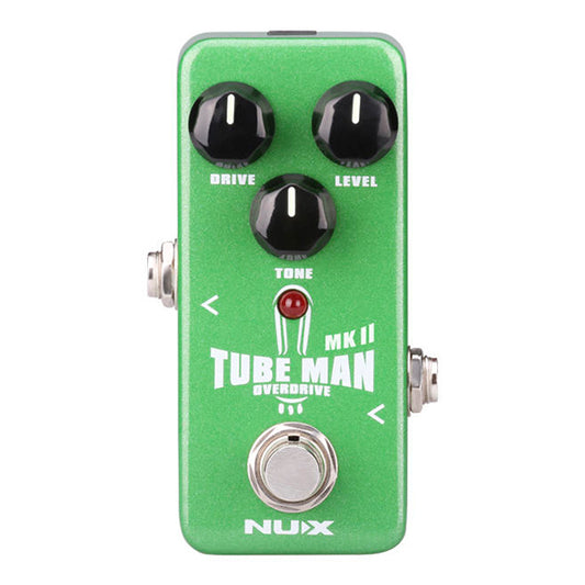 Nux NOD-2 Tube Man MKII Overdrive Mini Electric Guitar Effects Pedal (NOD2)