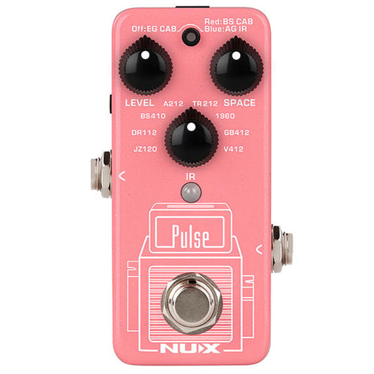 NUX NSS-4 Pulse Mini IR Loader Electric, Bass and Acoustic Guitar Cabinet Amp Simulator Effect Pedal (NSS4)