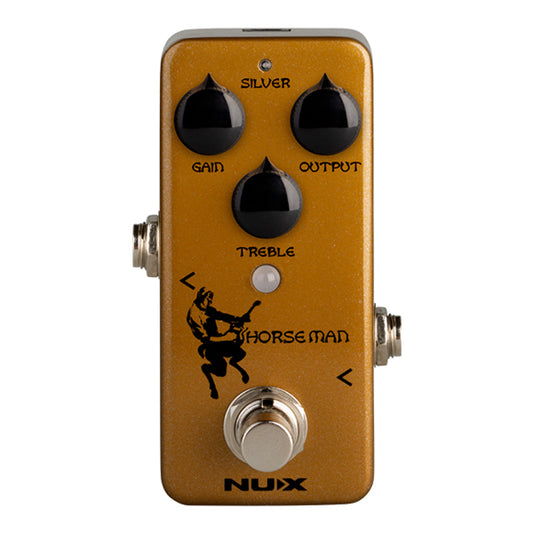 Nux NOD-1 Overdrive Guitar Effect Pedal True Bypass Gold Silver Modes (NOD1)