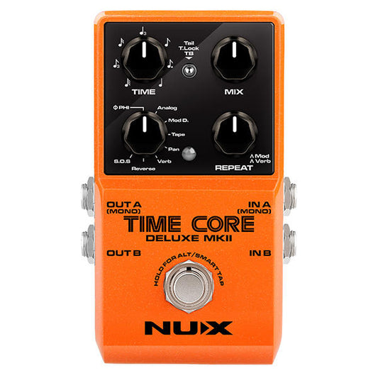 NUX Time Core Deluxe MKII Delay Electric Guitar Effects Pedal with 7 Delay Modes