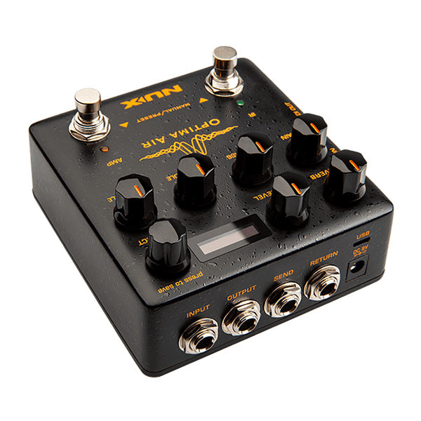 Nux NAI-5 Optima Air Acoustic Electric Guitar Simulator Preamp IR Footswitch Effect Pedal (NAI5)