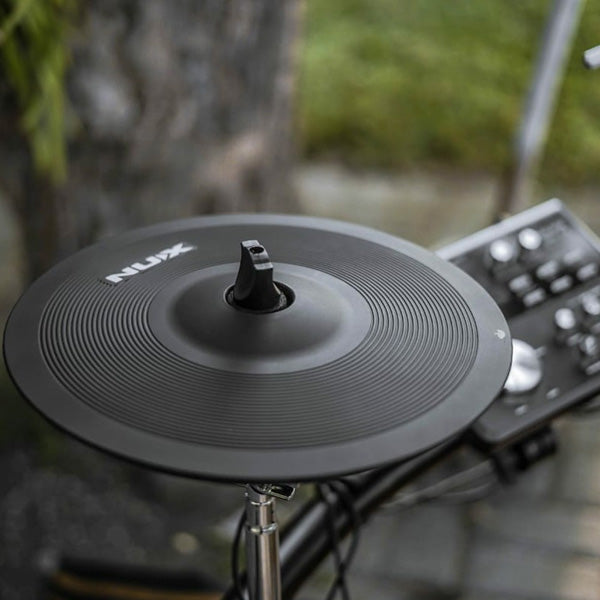 NUX 10 Inch Cymbal Pad Set Extension Kits with Joint Clip and Holder for DM-210