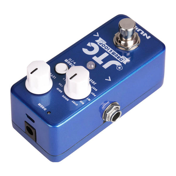 Nux NDL-2 JTC Drum Loop Mini Looper Built In Drum Machine Rhythms Effect Pedal (NDL2)