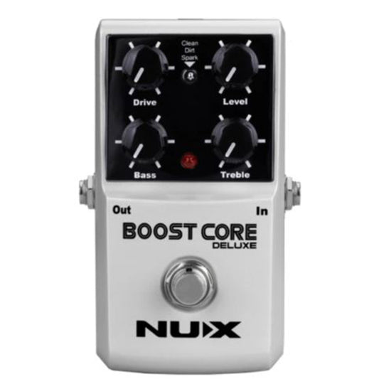 Nux Boost Core Deluxe Booster Effect Pedal Overdrive Distortion 3 Boost Modes