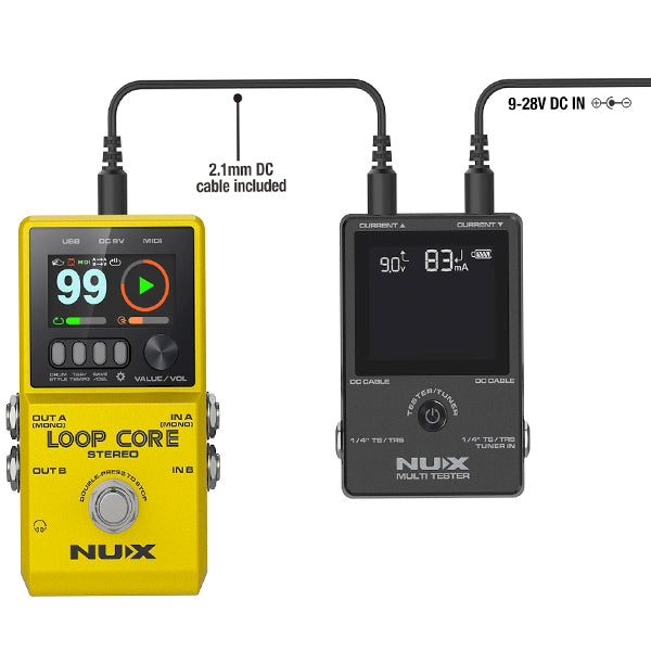 NUX NMT-1 Portable 4 in 1 Compact Multi Tester and Tuner (NMT1)