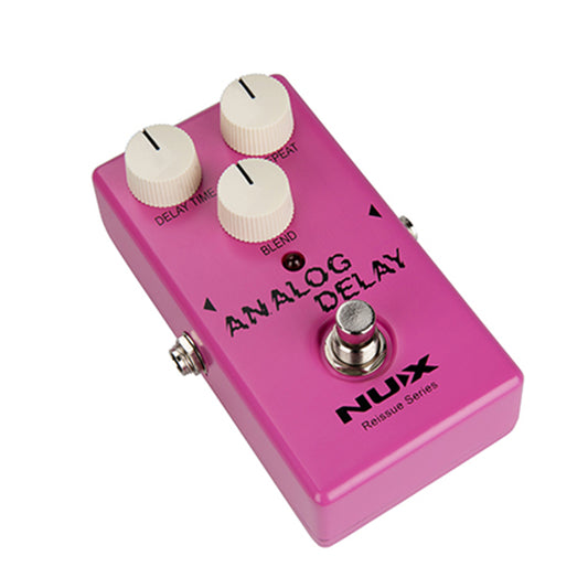 Nux Analog Delay 9V Reissues Series Guitar Effects Pedal Vintage Effect True Bypass