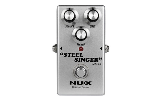 Nux Steel Singer Drive 9V Reissue Series Guitar Effects Pedal Overdrive Effect True Bypass
