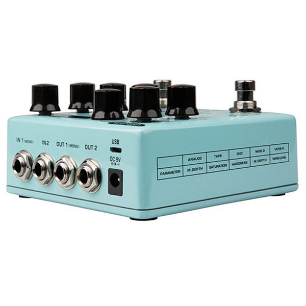 Nux NDD-6 Duotime Dual Delay Engine Guitar Effects Stereo Pedal (NDD6 NDD 6)