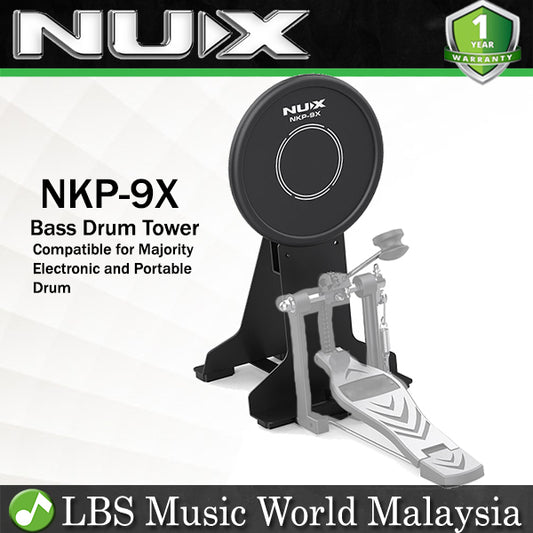 NUX NPK-9X Digital Drum Kick Pad with Optional Pedal - Compatible with Yamaha DD75 (DD-75)