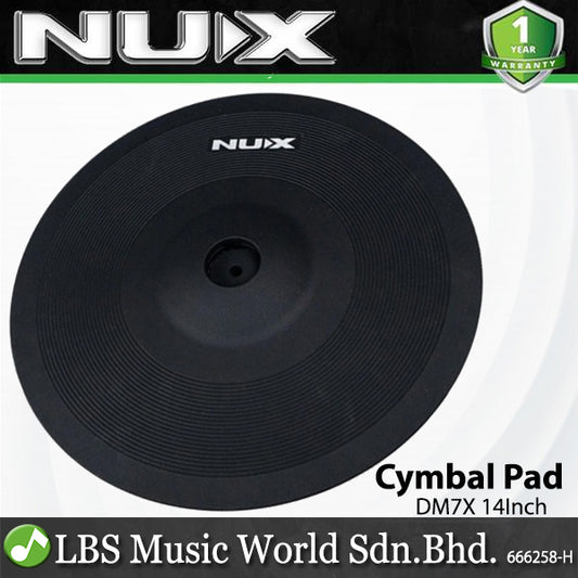 NUX 12'' 14'' Velocity Sensitive Cymbal Pad for Digital Controller Compatible with Majority Drum