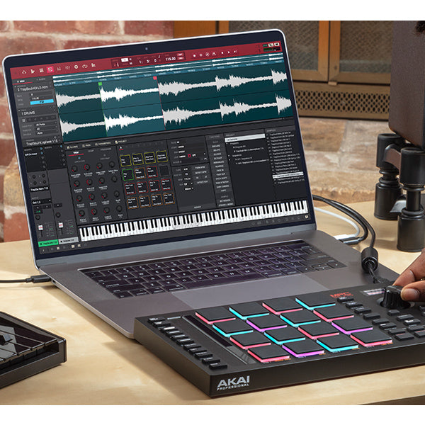 Akai Professional MPC Studio 2 16-Sensitive Pads Music Production Midi Controller and Software