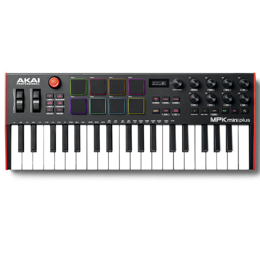 Akai MPK Mini Plus 37 Keys Keyboard MIDI Controller with 8 MPC Pads