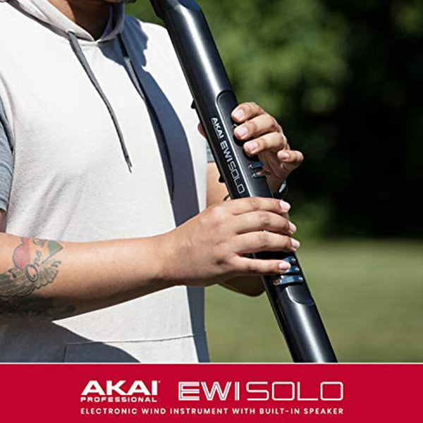 Akai Professional EWI Solo Standalone Electronic Wind Instrument with Built in Speaker - Clarinet Saxophone Flute Oboe