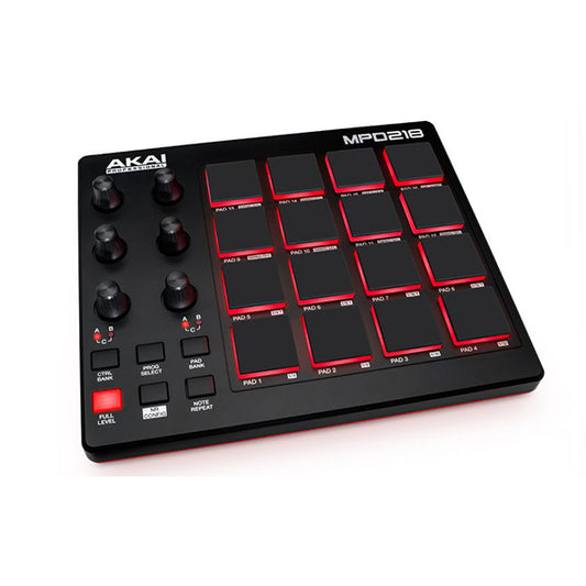 Akai Professional MPD218 16 MPC Pad USB Pad Controller (MPD 218)