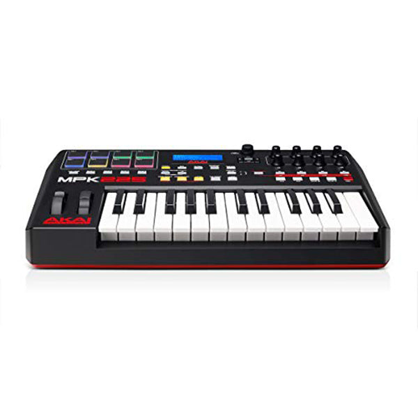 Akai Professional MPK225 Midi Keyboard Controller USB Semi Weighted Keybed (MPK-225 MPK 225)