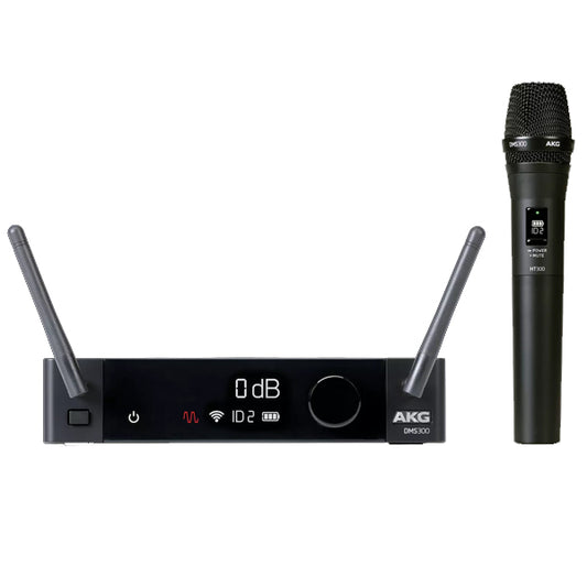 AKG DMS300 Digital Wireless Handheld Microphone System with Stationary Receiver and Transmitter (DMS 300)