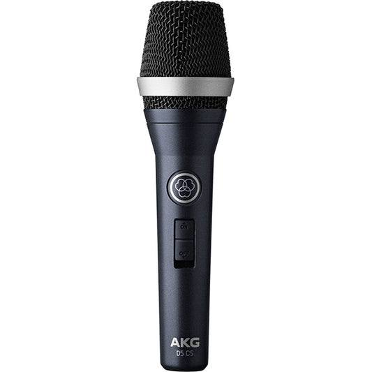 AKG D5CS Professional Audio Dynamic Vocal Microphone with On Off Switch (D5 CS Mic)
