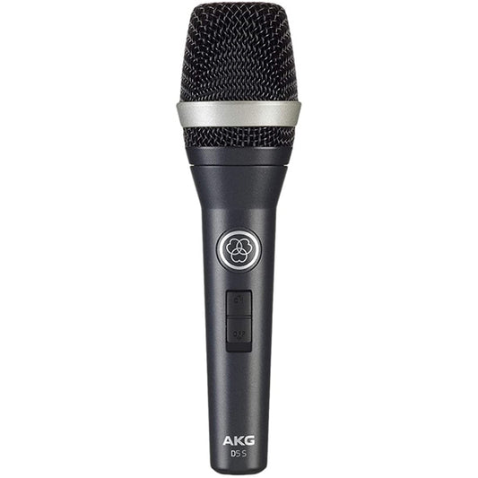 AKG D5S Pro Audio Supercardioid Dynamic Vocal Microphone with On Off Switch (D5 S)