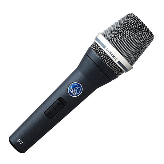 AKG D7 S Pro Audio Reference Dynamic Vocal Microphone with On/Off Switch (D7S)