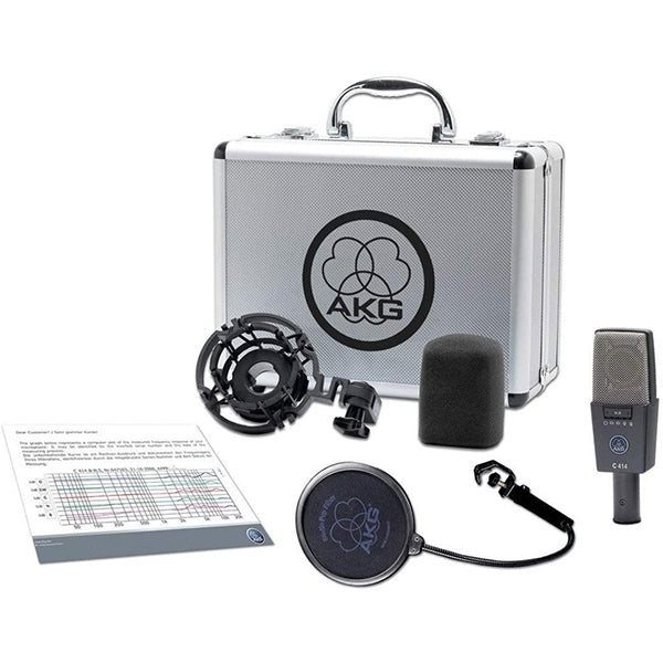 AKG C414 XLS Pro Audio Mic Large Diaphragm Condenser Microphone (C414XLS)