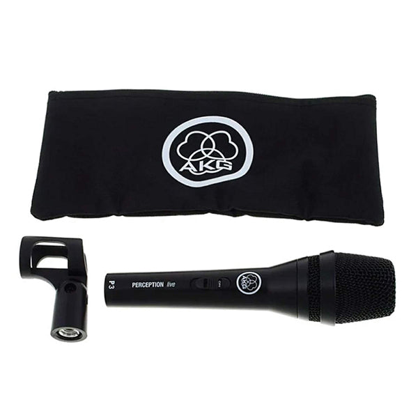 AKG P3S Pro Audio Mic High Performance Dynamic Microphone with On/Off Switch (P3 S)