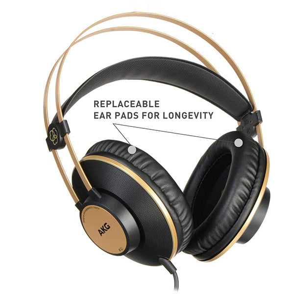 AKG K92 Pro Audio Closed Back Headphones (K-92 K 92)