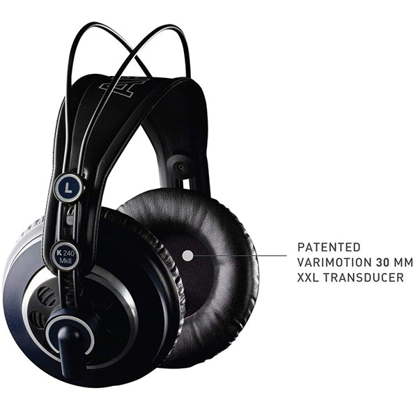 AKG K240 MKII Semi Open Pro Studio Headphones Over Ear Design ( K 240 MK2 K-240)