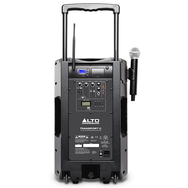Alto Professional Transport 12 400 Watt Battery Powered Speaker Sound System With Wireless Microphone (Transport12)