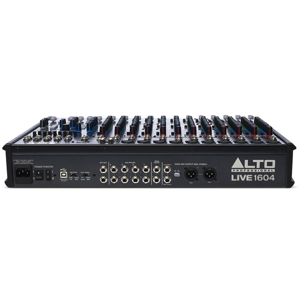 Alto Professional LIVE 1604 16 Channel and 4 Bus Mixer with USB Audio Interface (Live1604)