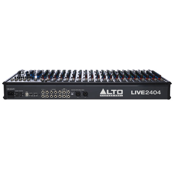 Alto Professional Live 2404 24 Channel and 4 Bus Mixer with USB Audio Interface (Live2404)