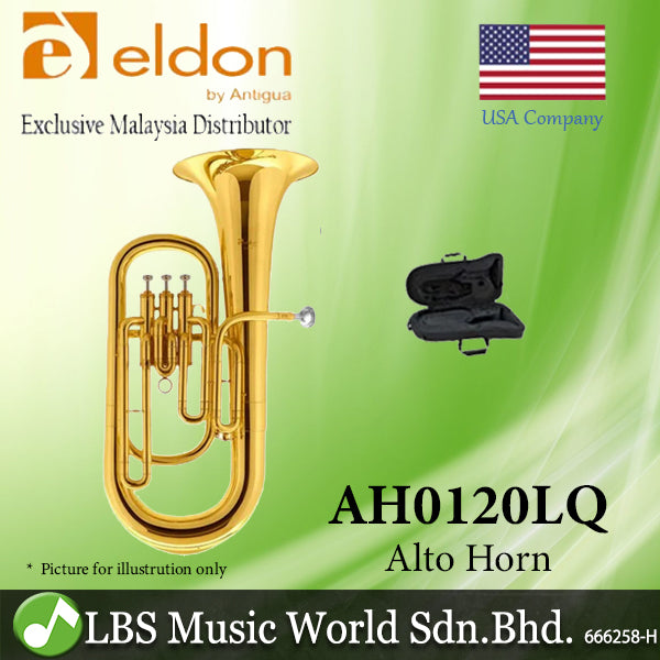 Eldon by Antigua AH0120LQ Eb Alto Horn Lacquer Finished Canvas Case (AH0120)