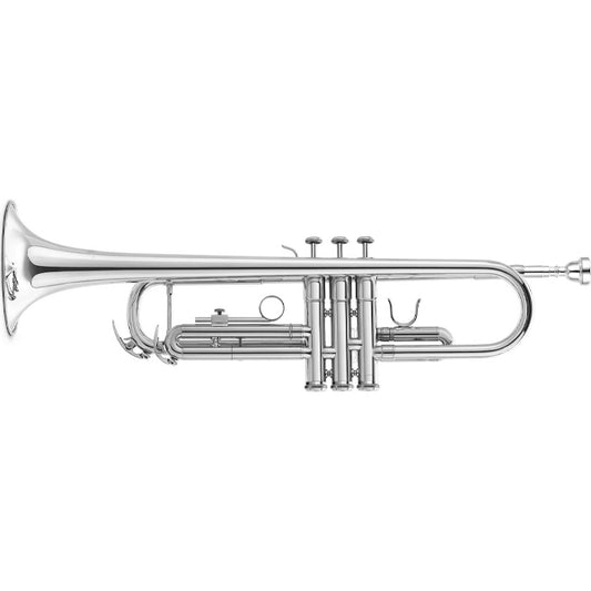 Eldon by Antigua TR2110NK Bb Trumpet Nickel Plate Silver Outer Slides with Case (TR 2110 TR-2110)