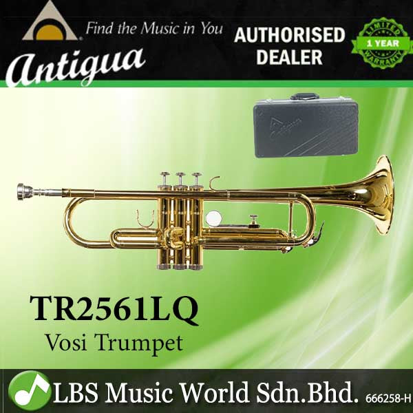 Antigua TR2561 Bb Vosi Trumpet with ABS Case (TR 2561) - LBS Music