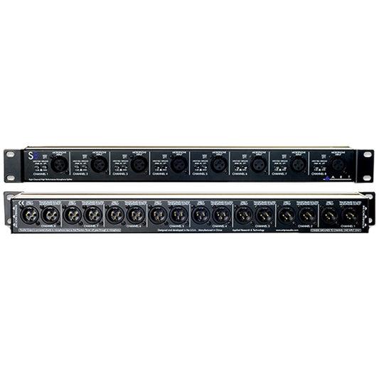 ART Pro Audio S8 8 Channel 2 Way Microphone Mic Splitter