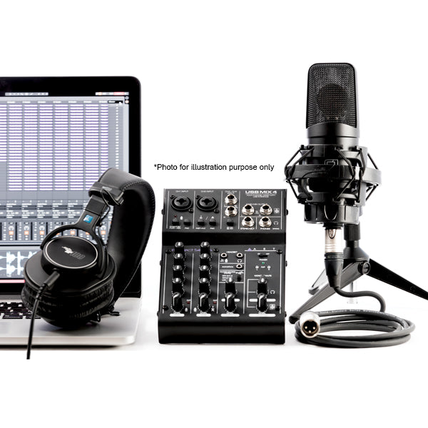 ART Pro Audio USBMix4 Four Channel Mixer with USB (USB Mix 4)