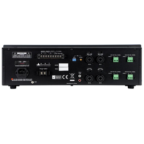 ART Pro Audio MX524 5 Channel Four Zone Mic Line Mixer