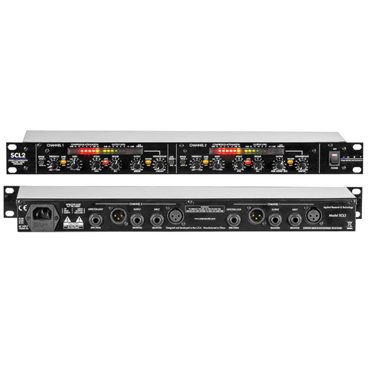ART Pro Audio SCL2 Dual Stereo Compressor Limiter Expanders Gate Dynamic Processor (SCL 2)