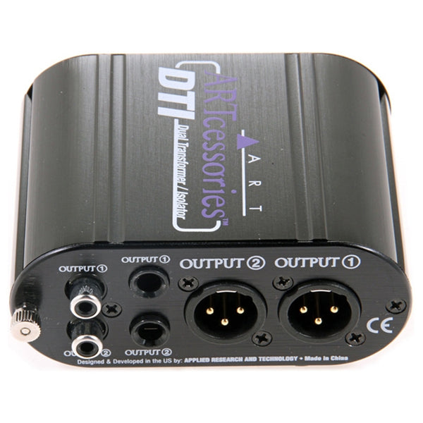 ART Pro Audio DTI Dual Transformer Isolator Hum Eliminator Passive Audio Interface