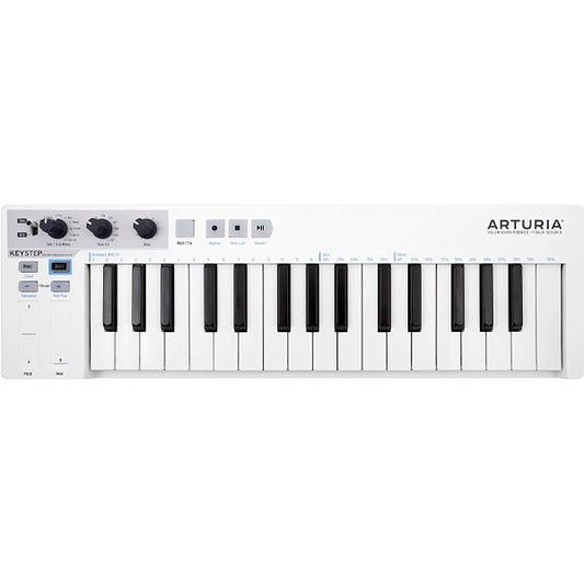 Arturia Keystep 32 Keys USB Midi Controller And Sequencer Keyboard - White (Key Step)