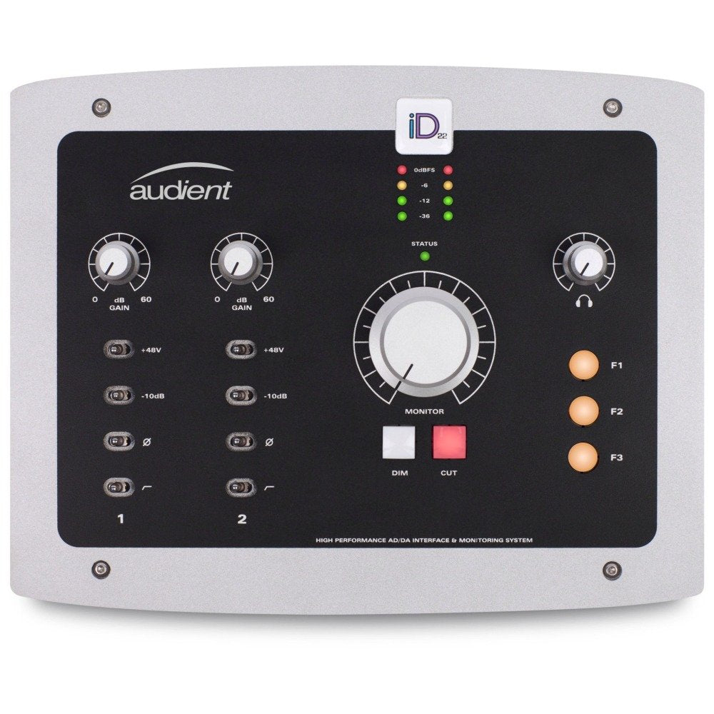 Audient iD22 10 in 14 out USB Audio Interface with Advanced Monitoring (iD 22 iD-22)