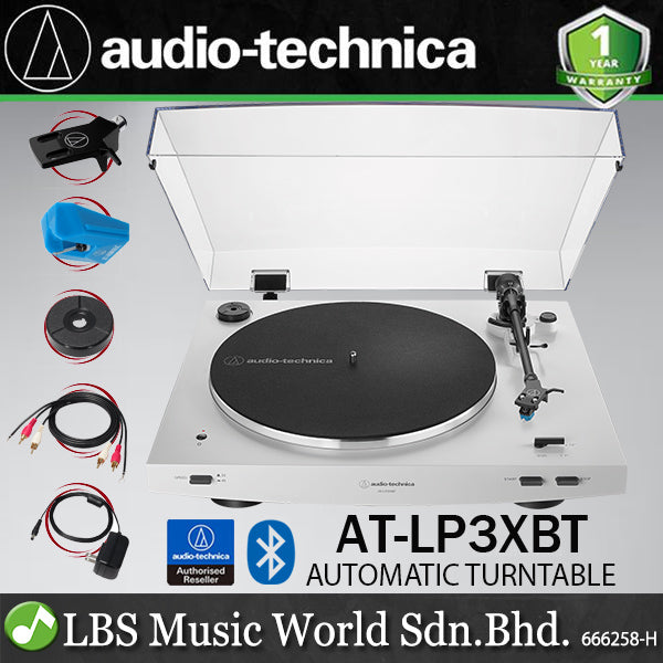 Audio Technica AT-LP3XBT Fully Automatic Belt Drive Analogue Bluetooth Turntable Black Disc Player (ATLP3XBT AT LP3XBT)