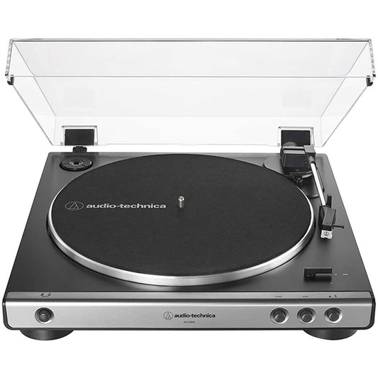 Audio Technica AT-LP60XUSB Fully Automatic USB Belt Drive Stereo Turntable Disc Player Gun Metal (LP60XUSB AT-LP60X AT LP60X)